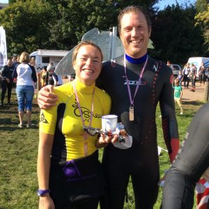 wetsuit race medal